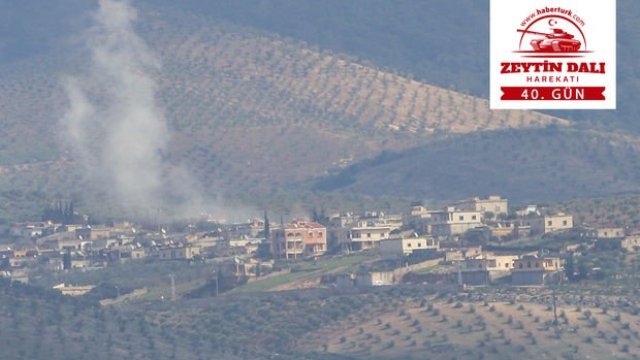 Afrin'e Zeytin Dalı Harekatı'nda 40. gün