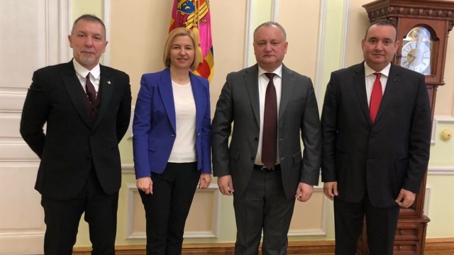 Akpınar, Moldova Cumhurbaşkanı Dodon ve Gagavuzya Cumhurbaşkanı Vlah ile bir araya geldi