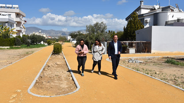 Yürüyüş ve Bisiklet Yolu Projesinin ilk etabını tamamladı