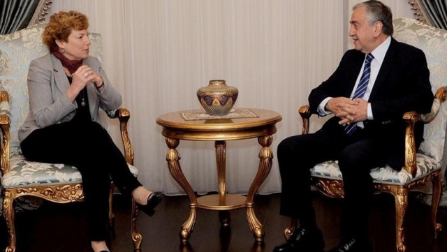 Cumhurbaşkanı Akıncı, ABD’nin Lefkoşa Büyükelçisi Doherty’yi kabul etti