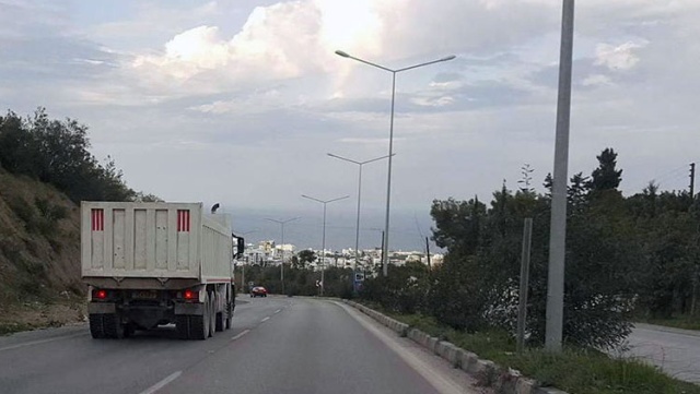 5 Bin kg. ve üzeri vasıtaların, Girne – Lefkoşa Anayolunun bir bölümünü kullanmasına men