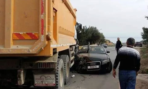 Dağ yolu’nda yine kaza!