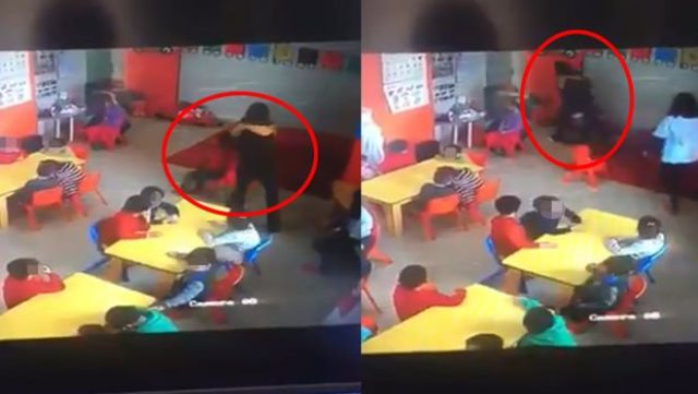 Manisa Turgutlu'daki anaokulunda skandal görüntüler!