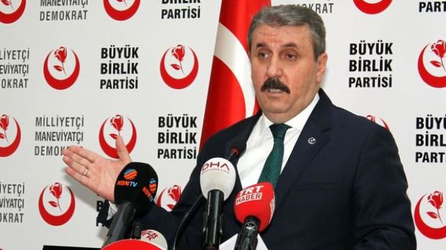 BBP lideri Mustafa Destici'den 'Cumhur İttifakı' açıklaması