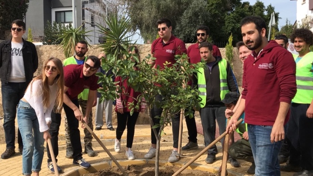 Girne Liman Rotaract Kulübü, Girne Belediyesi işbirliği ile Ozanköy’de ağaç dikti