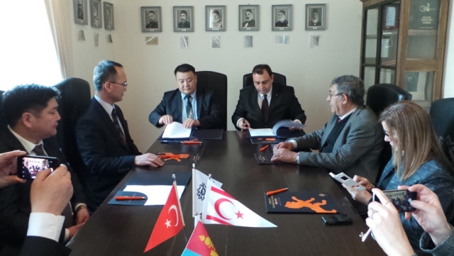 KAÜ ile Moğolistan Bilim ve Teknoloji Üniversitesi arasında işbirliği anlaşması imzalandı