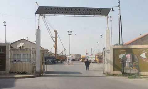Gazimağusa Liman’ı dökülüyor