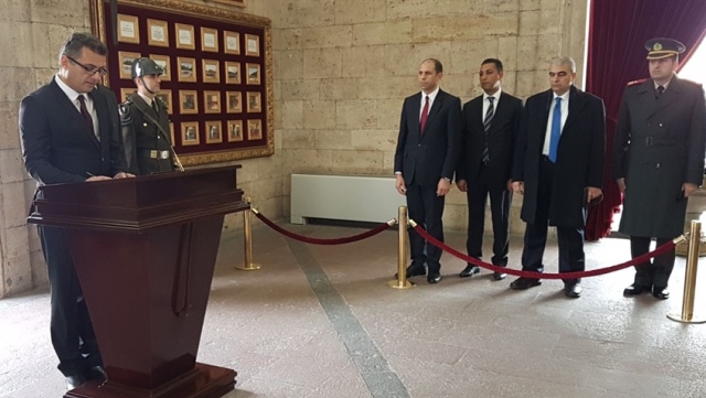 Başbakan Erhürman Anıtkabir’i ziyaret etti