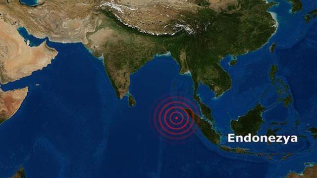 Endonezya'da 5,7 büyüklüğünde deprem
