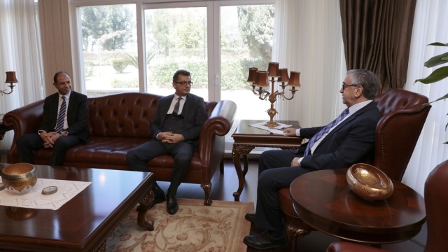 Cumhurbaşkanı Akıncı, haftalık rutin görüşmeleri çerçevesinde Başbakan Erhürman ve Başbakan Yardımcısı Özersay’ı kabul etti