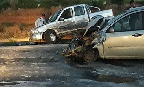 Karşı şeride geçti