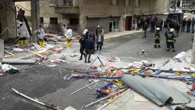 Diyarbakır'da uçan balon imalathanesinde patlama