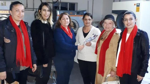 DP Güzelyurt Kadın Örgütü, Cengiz Topel Hastanesi’ni ziyaret etti