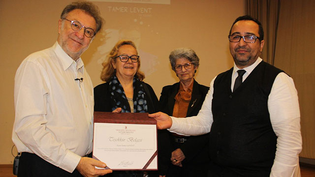 YDÜ İletişim Fakültesi Radyo TV ve Sinema Bölümü’nde Tamer Levent rüzgarı esti!