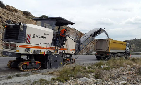 Girne dağ yolunda çalışmalar tamamlanıyor