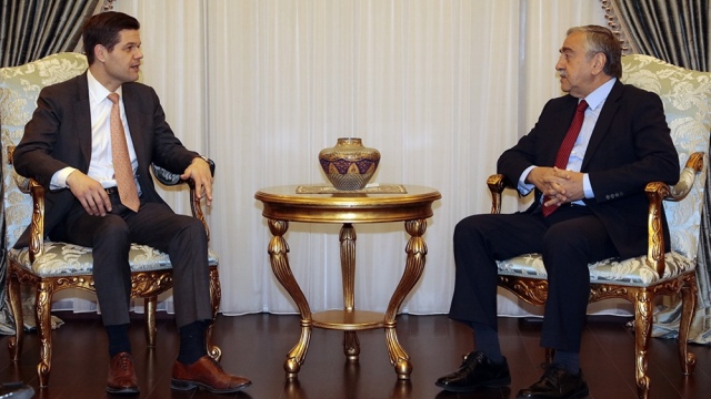 Cumhurbaşkanı Akıncı, Mitchell'i kabul etti