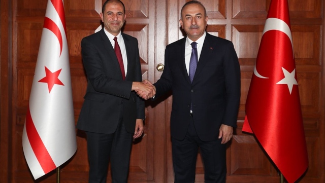 Dışişleri Bakanı Özersay Çavuşoğlu ile bir araya geldi