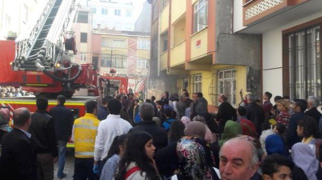 Esenyurt'ta korkutan yangın