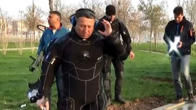 Dalgıç polisler, Nevruz alanının altında patlayıcı araması yapmış
