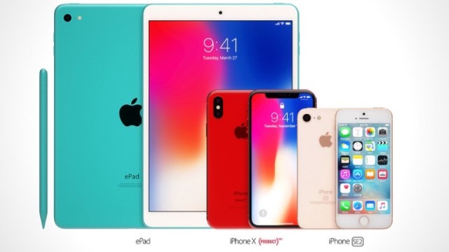ePad ve kırmızı iPhone X gerçek olsa nasıl görünürdü?