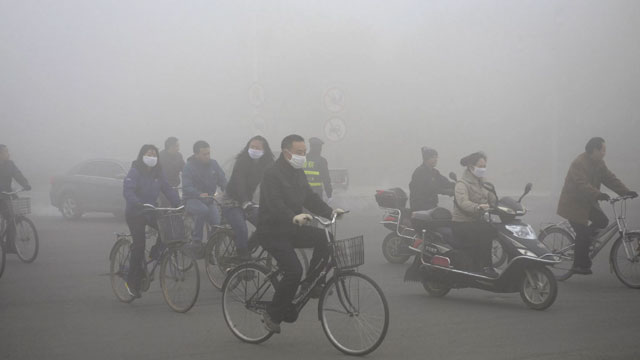 Çin'de yoğun hava kirliliği