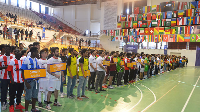 KKTC’nin en büyük uluslararası öğrenci organizasyonu DAÜ Cup Of Nation Futsal 2018 başladı