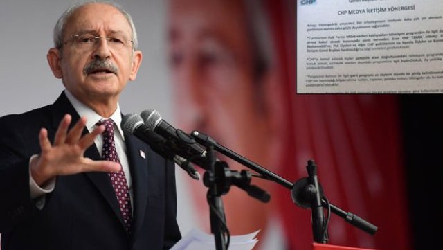 CHP'den 'medya' yönergesi