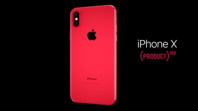 Kırmızı iPhone X nasıl görünecek?