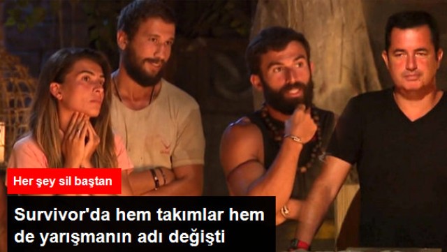 Survivor'da Her Şey Sil Baştan! Acun Ilıcalı Yeni Takımları Açıkladı