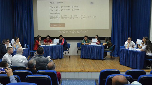 DAÜ 24. Liselerarası Matematik Yarışması yarı finalini Güzelyurt Türk Maarif Koleji kazandı