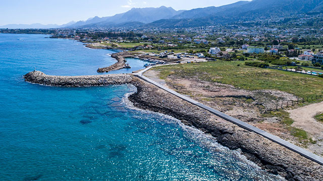 Lapta Sahil Yolu Projesi halkın hizmetinde