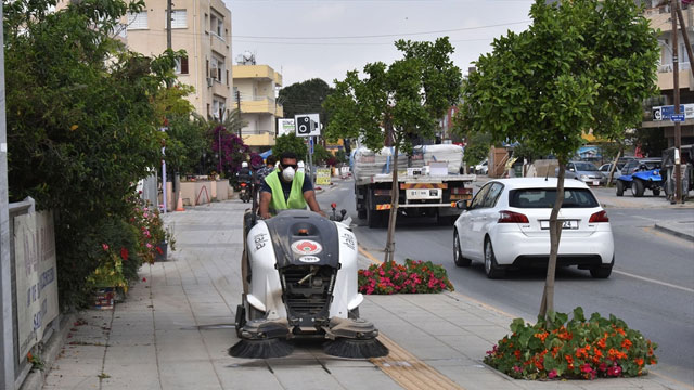Gönyeli’de sokak ve kaldırım temizliği için yeni yatırım