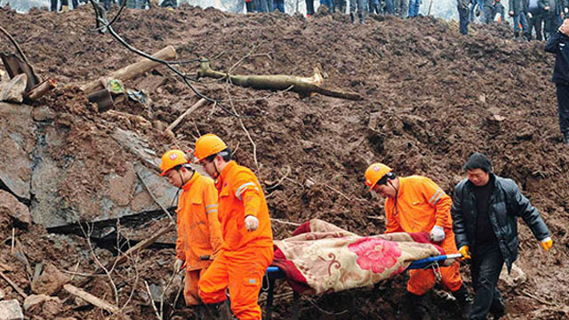 Çin'de heyelan… 9 kişi öldü