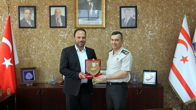 KTBK Komutanı Yıldırım İskele Belediyesi’ni ziyaret etti