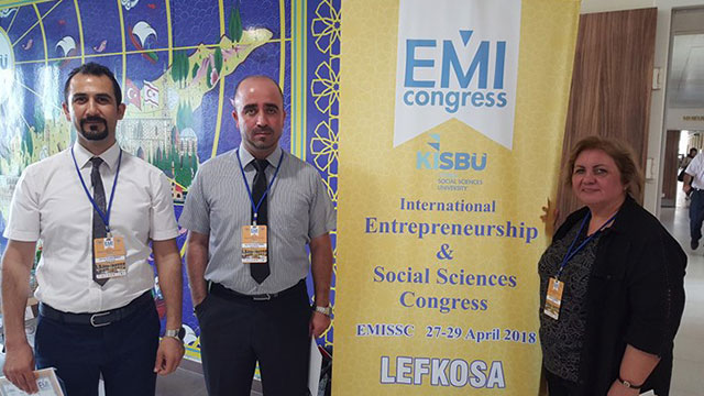 YDÜ Uluslararası EMI Girişimcilik ve Sosyal Bilimler Kongresinde başarıyla temsil edildi…