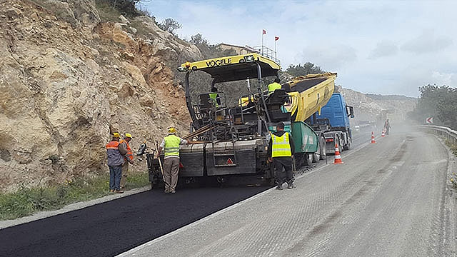 KTİMB ve İMO, Girne Dağ Yolu Projesi’ni Karayolları Dairesi Müdürü ile görüştü