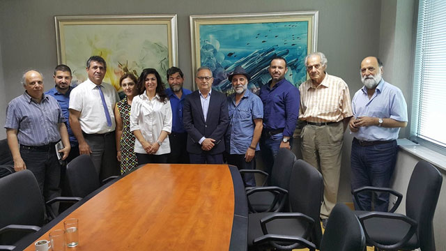 İki Toplumlu Barış İnisiyatifi DİSİ’yi ziyaret etti