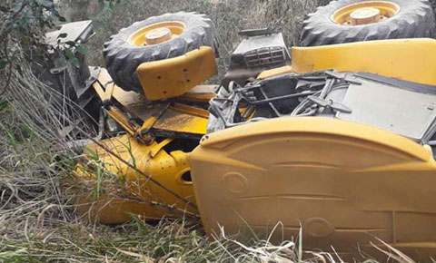 Şoför canını zor kurtardı