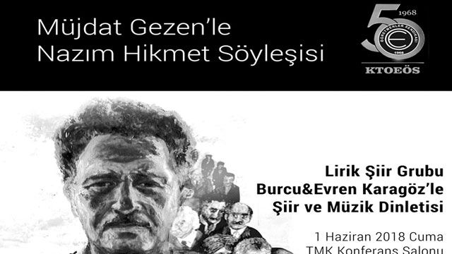 KTOEÖS’ten Nazım Hikmet’i anma etkinliği
