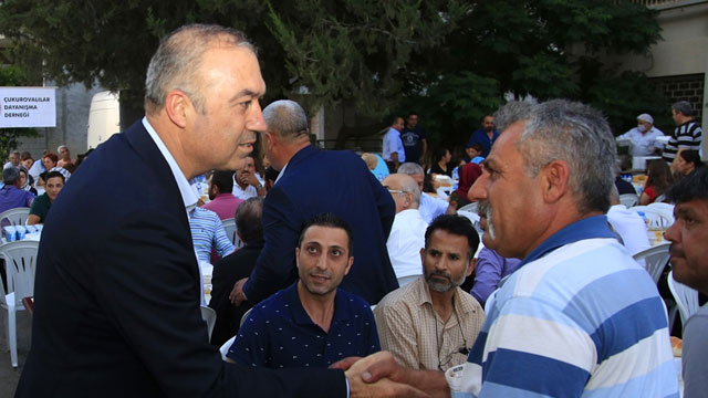 UBP Lefkoşa Belediye Başkan Adayı Sertoğlu Çukurovalılar Dayanışma Derneği iftar yemeğine katıldı