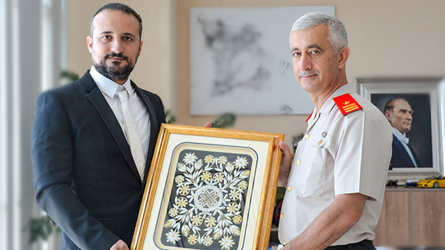 Algan’dan, Günsel’e nezaket ziyareti…