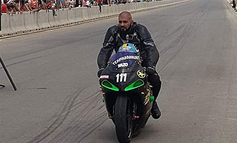 Girne-Alsancak çevre yolunda motosiklet kazası!