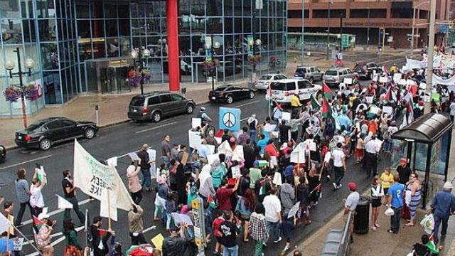 Kanada'da Kudüs Günü mitingi