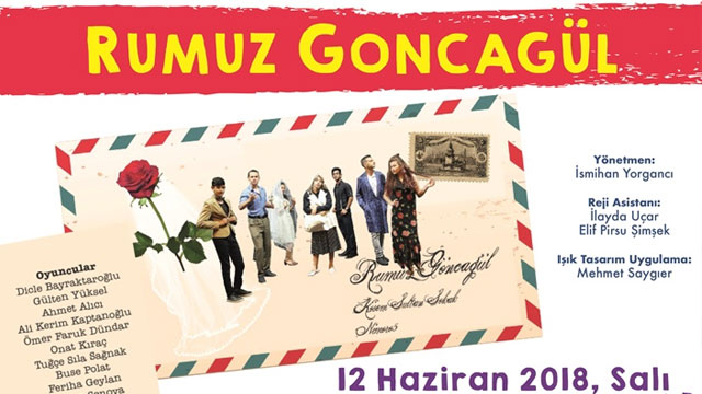 GİBETSU Gençlik Kulübü, 12 Haziran’da “Rumuz Goncagül” oyunuyla sahnede