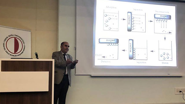 YDÜ’de “Nanoteknoloji ve Kimyadaki Bazı Uygulamaları” konulu konferans düzenlendi…