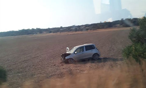 Kumyalı’da korkutan kaza…