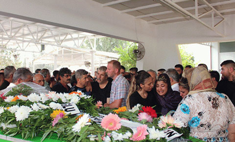 Gözyaşları sel oldu