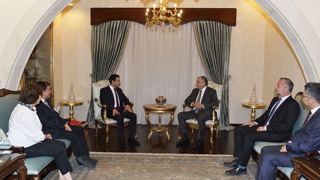 Akıncı, Türkiye ve KKTC Çevre Mühendisleri Odalarının Yöneticilerini kabul etti