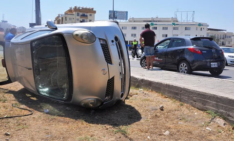 Tansiyonu düştü kaza yaptı!