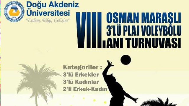 DAÜ VIII. Osman Maraşlı Anı Turnuvası başlıyor